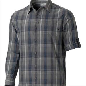 Marmot GT Yarmuth Long Sleeve Shirt Plaid Large